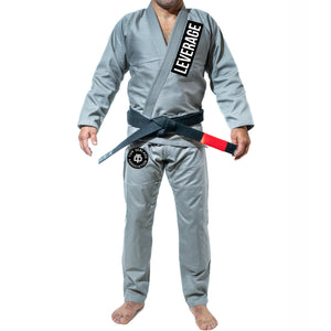 Leverage Brazilian Jiu-Jitsu Academy Kids Gi - Gray #1372 A