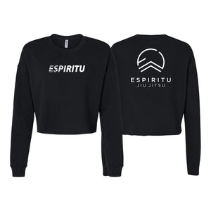 Espiritu Jiu Jitsu Women's Cropped Crewneck Sweatshirt #8020 C