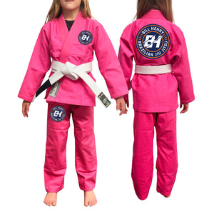 Bill Henry BJJ Academy Kids Gi - Pink #1401