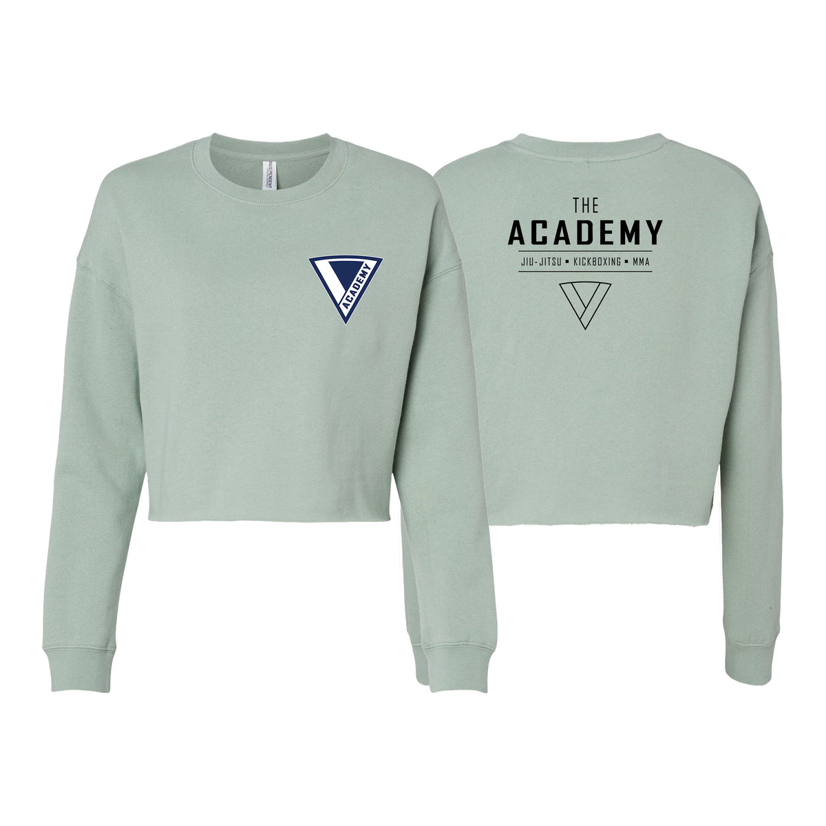 The Academy of Jiu Jitsu Women's Cropped Crewneck Sweatshirt #8021 A