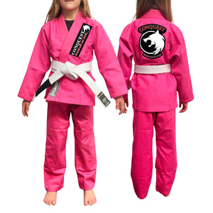 Conquest BJJ Academy Kids Gi - Pink #1414 A