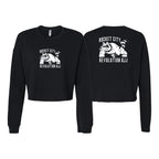 Rocket City Revolution BJJ Women's Cropped Crewneck Sweatshirt #8274 A