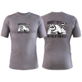 Rocket City Revolution BJJ Gray Custom Rash Guards Short Sleeve #8274