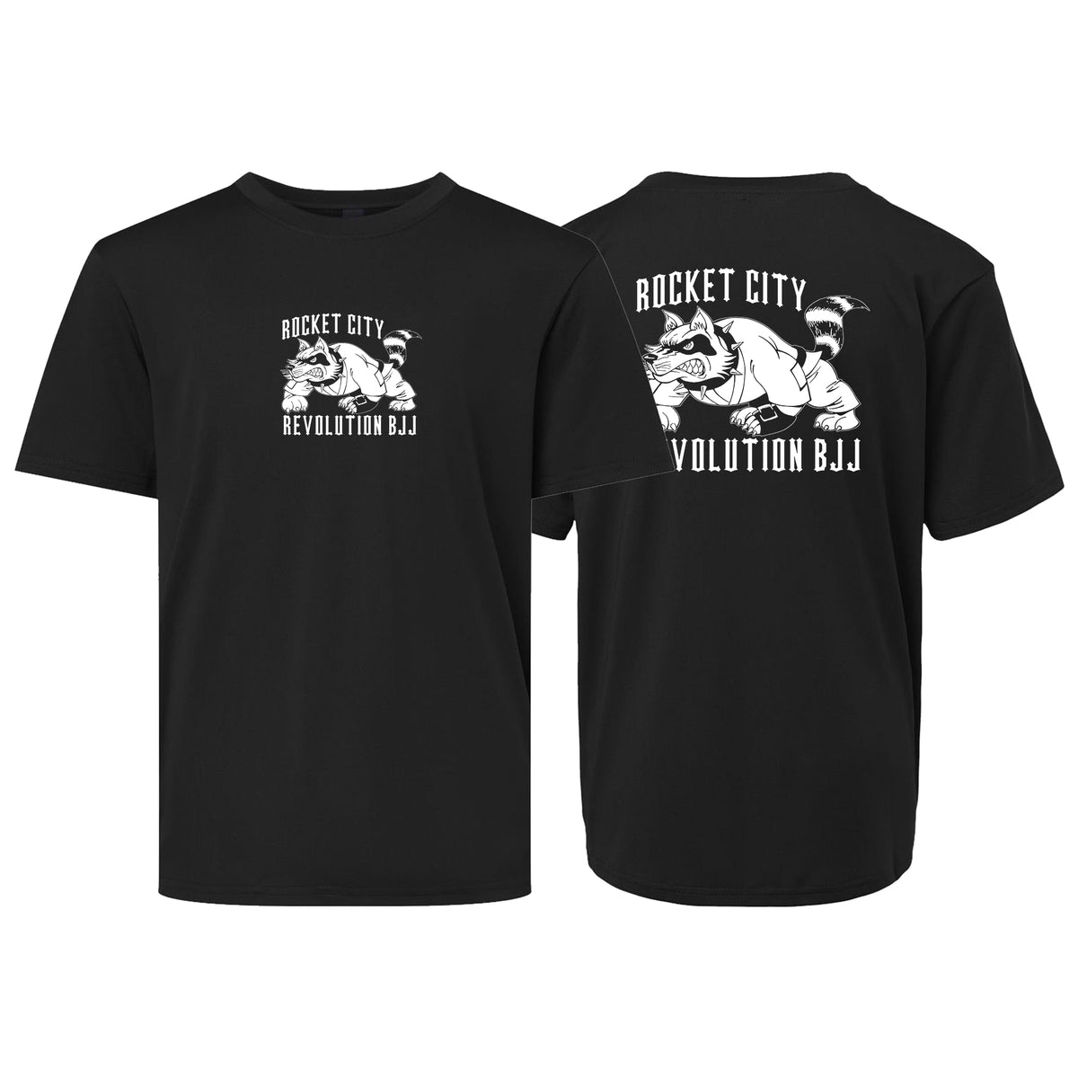 Rocket City Revolution BJJ Academy Dry Fit Kids Shirts #8274 A