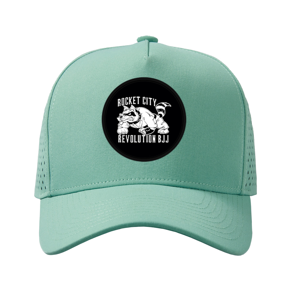 Rocket City Revolution BJJ Perforated Curved Brim Hats #8274
