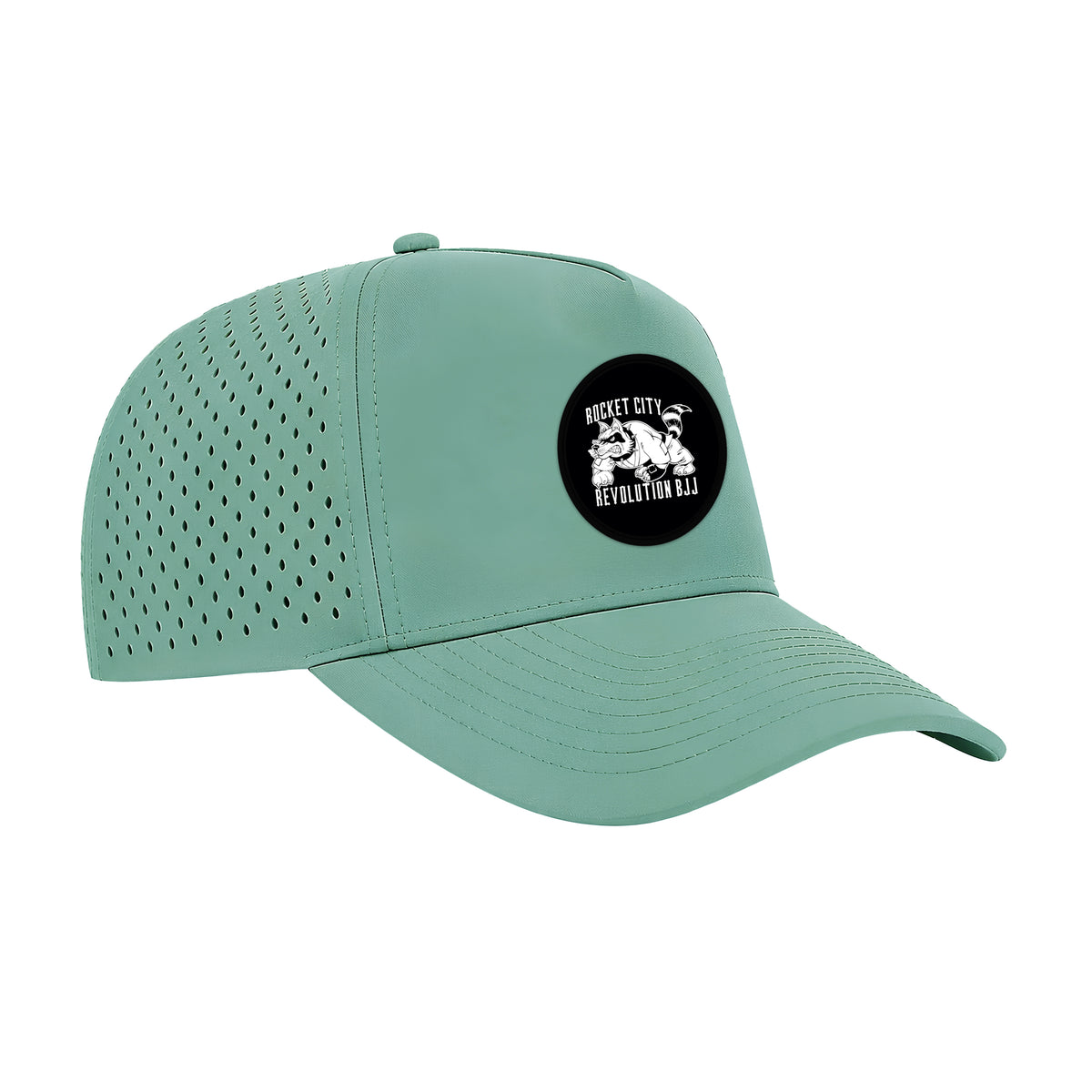 Rocket City Revolution BJJ Perforated Curved Brim Hats #8274
