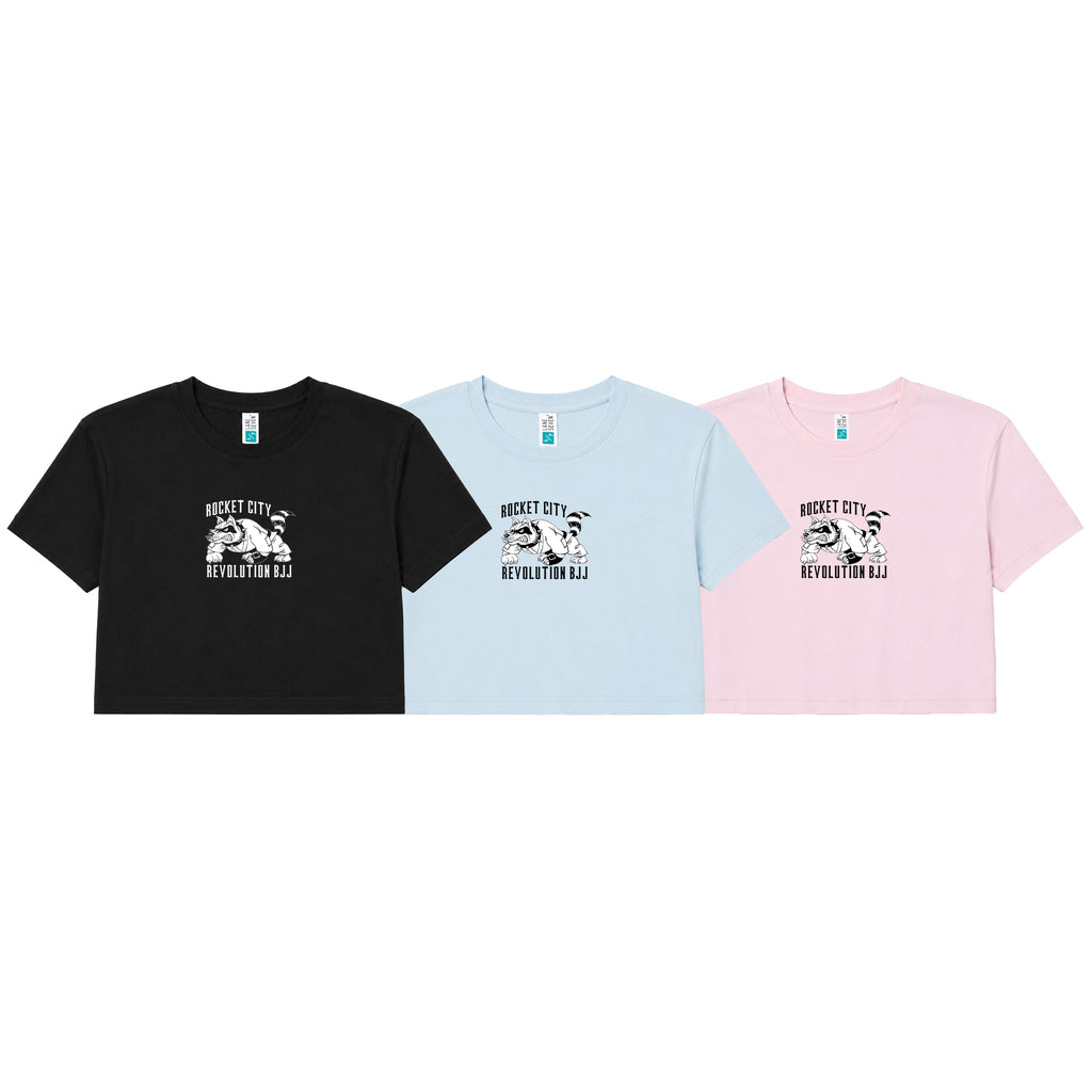 Rocket City Revolution BJJ Women's Cropped Shirts #8274 A