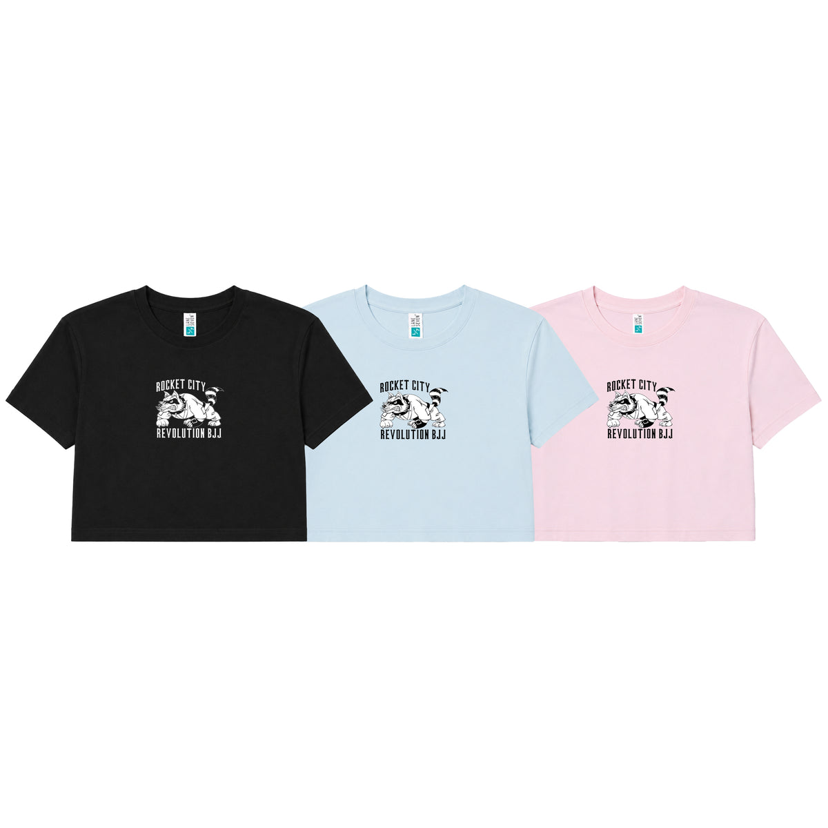 Rocket City Revolution BJJ Women's Cropped Shirts #8274 A