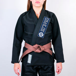 Ground Rules Jiu-Jitsu Academy Women's Gi - Black #1447 A