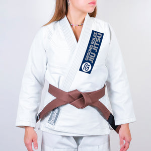 Ground Rules Jiu-Jitsu Academy Women's Gi - White #1447 A