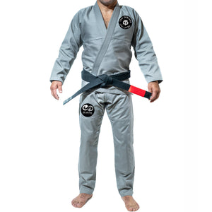Ebb and Flow BJJ Academy Kids Gi - Gray #1452