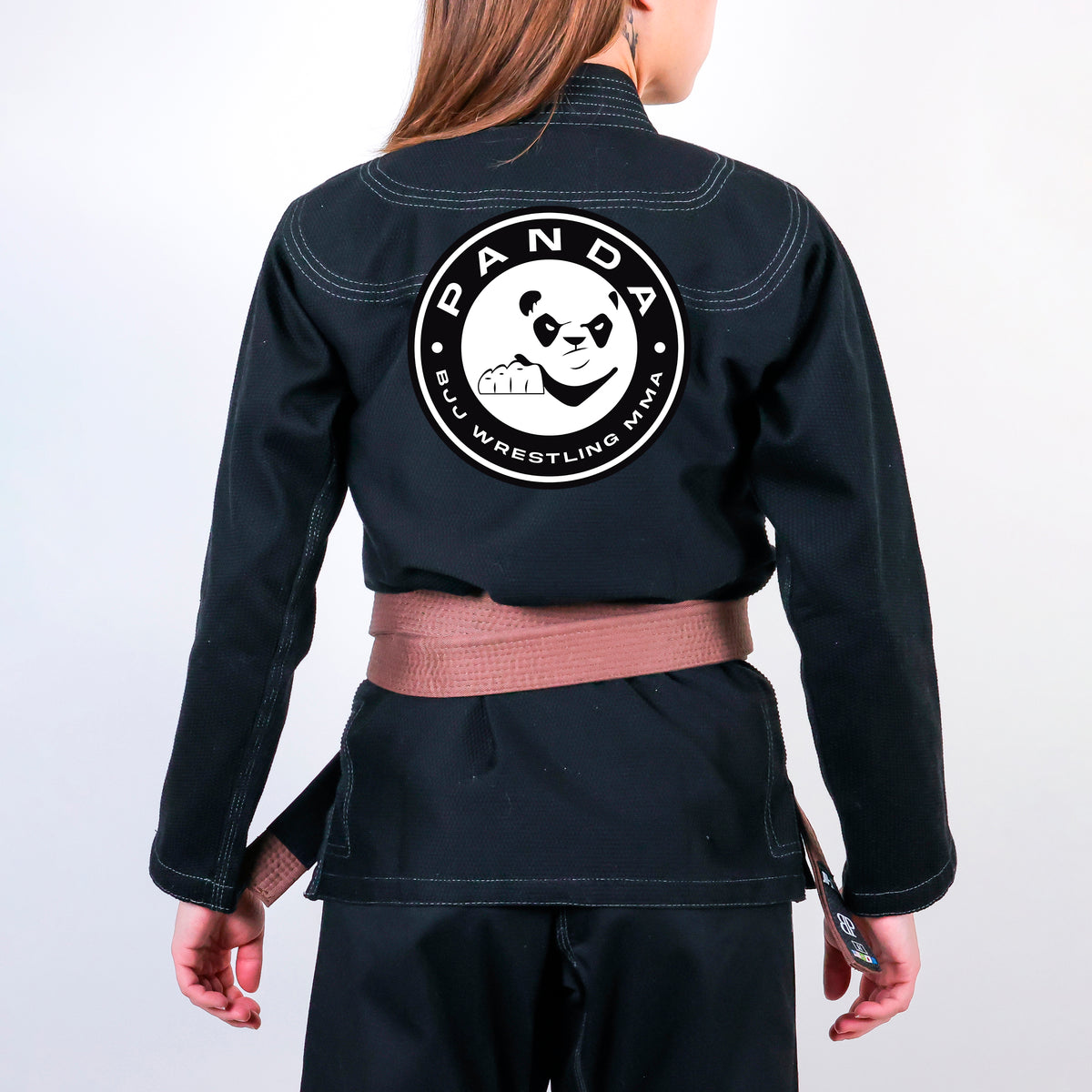 Panda BJJ Academy Women's Gi - Black #1476 A