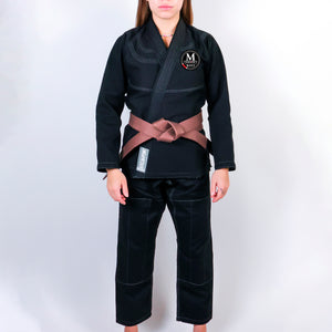 M-Theory Martial Arts West Academy Women's Gi - Black #1478 A