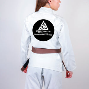 Precision Boxing and MMA Academy Women's Gi - White #1490 A