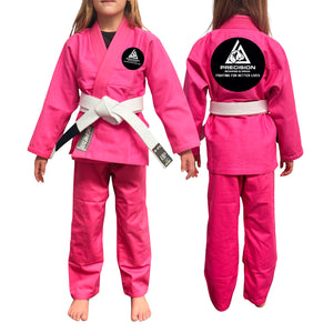 Precision Boxing and MMA Academy Kids Gi - Pink #1490 A