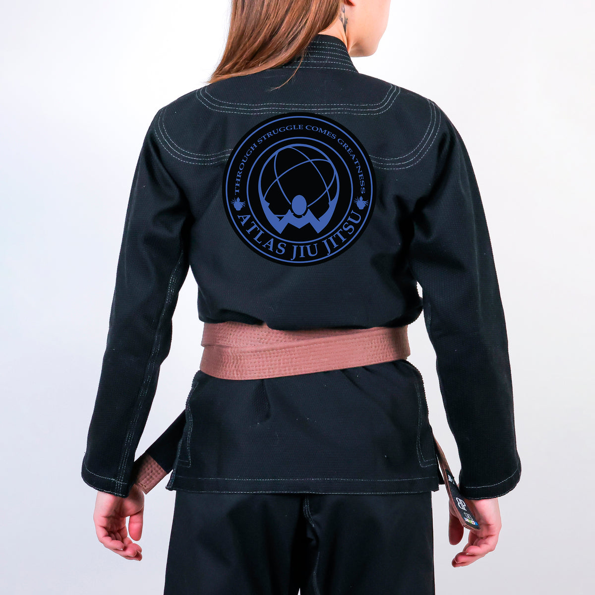 Atlas Jiu Jitsu Academy Women's Gi - Black #1505 A