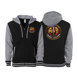 MST Combat System Varsity Zip-Up Hoodies #8053 A