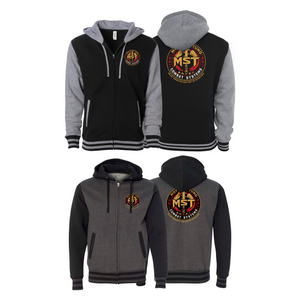 MST Combat System Varsity Zip-Up Hoodies #8053 A