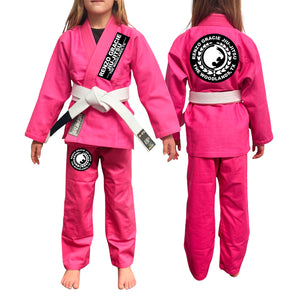 Renzo Gracie The Woodlands Academy Kids Gi - Pink #1509 A