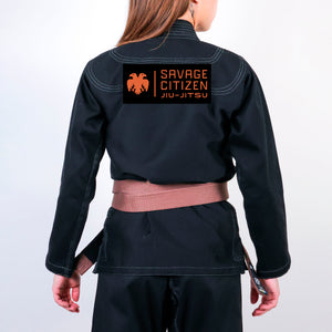 Savage Citizen Jiu Jitsu Academy Women's Gi - Black #1524 A