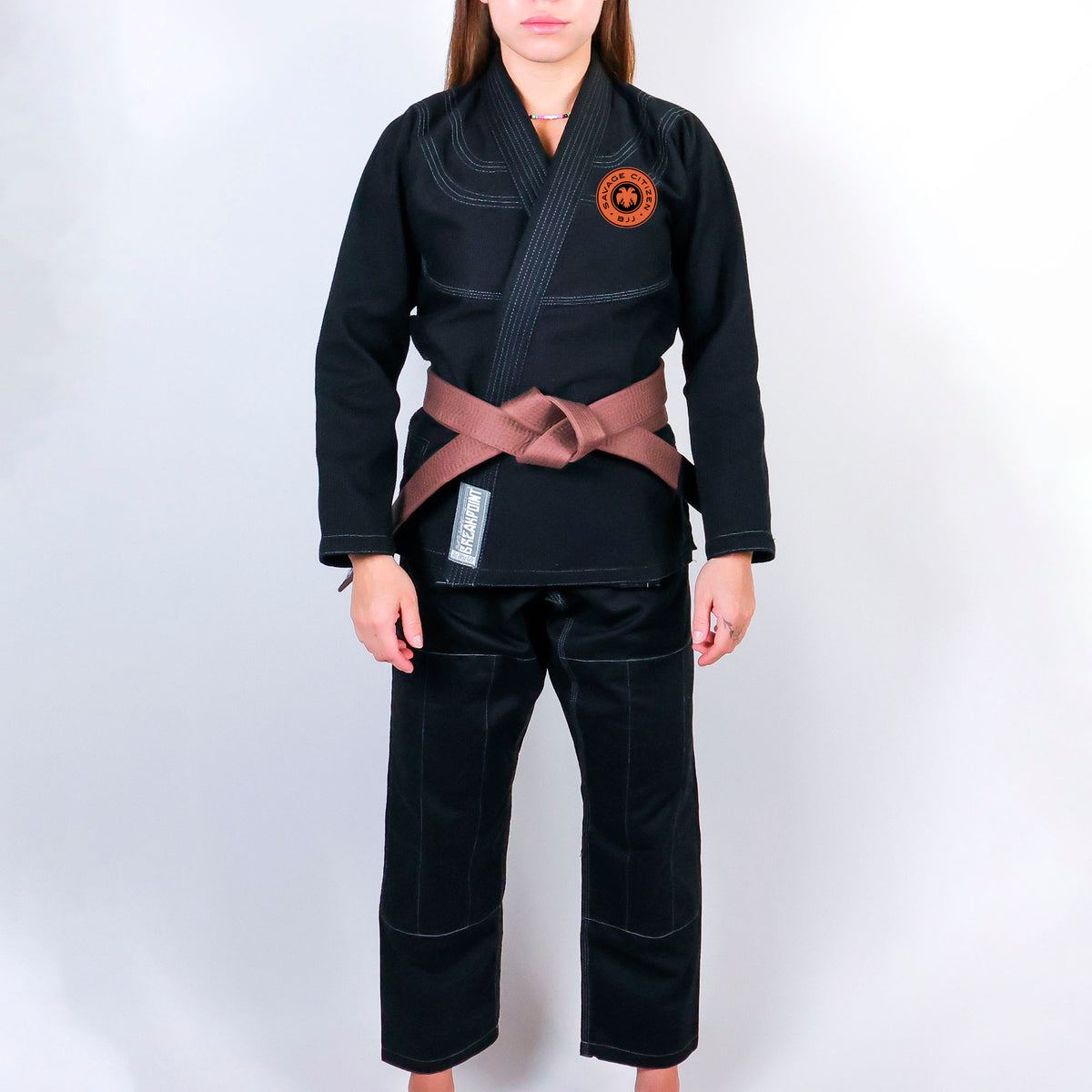 Savage Citizen Jiu Jitsu Academy Women's Gi - Black #1524 A