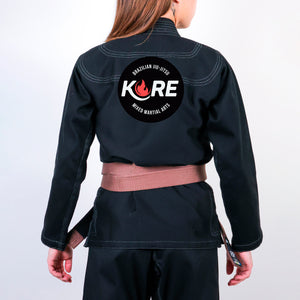 Kore BJJ Academy Women's Gi - Black #1531 A