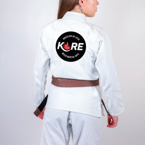 Kore BJJ Academy Women's Gi - White #1531 A