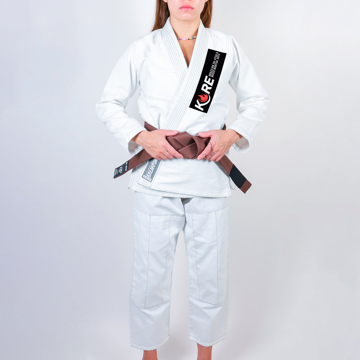 Kore BJJ Academy Women's Gi - White #1531 A