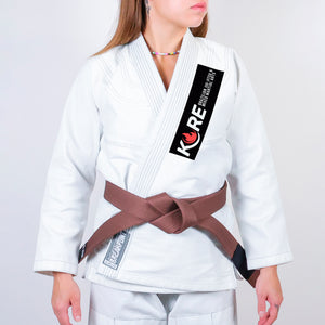 Kore BJJ Academy Women's Gi - White #1531 A