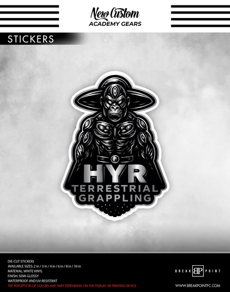 Breakpoint Galss Sticker HYR Terrestrial Grappling Custom Stickers #1534 C (Alternate) - Break ...