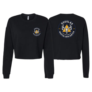 Douglas Martial Arts Center Women's Cropped Crewneck Sweatshirt #8251 A