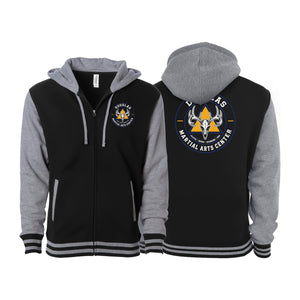 Douglas Martial Arts Center Varsity Zip-Up Hoodies #8251 A