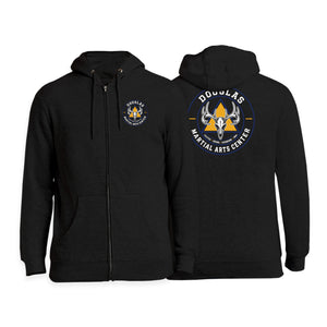 Douglas Martial Arts Center Zip-Up Hoodies #8251 A