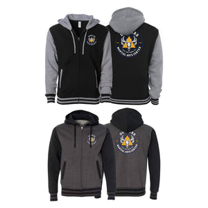 Douglas Martial Arts Center Varsity Zip-Up Hoodies #8251 A