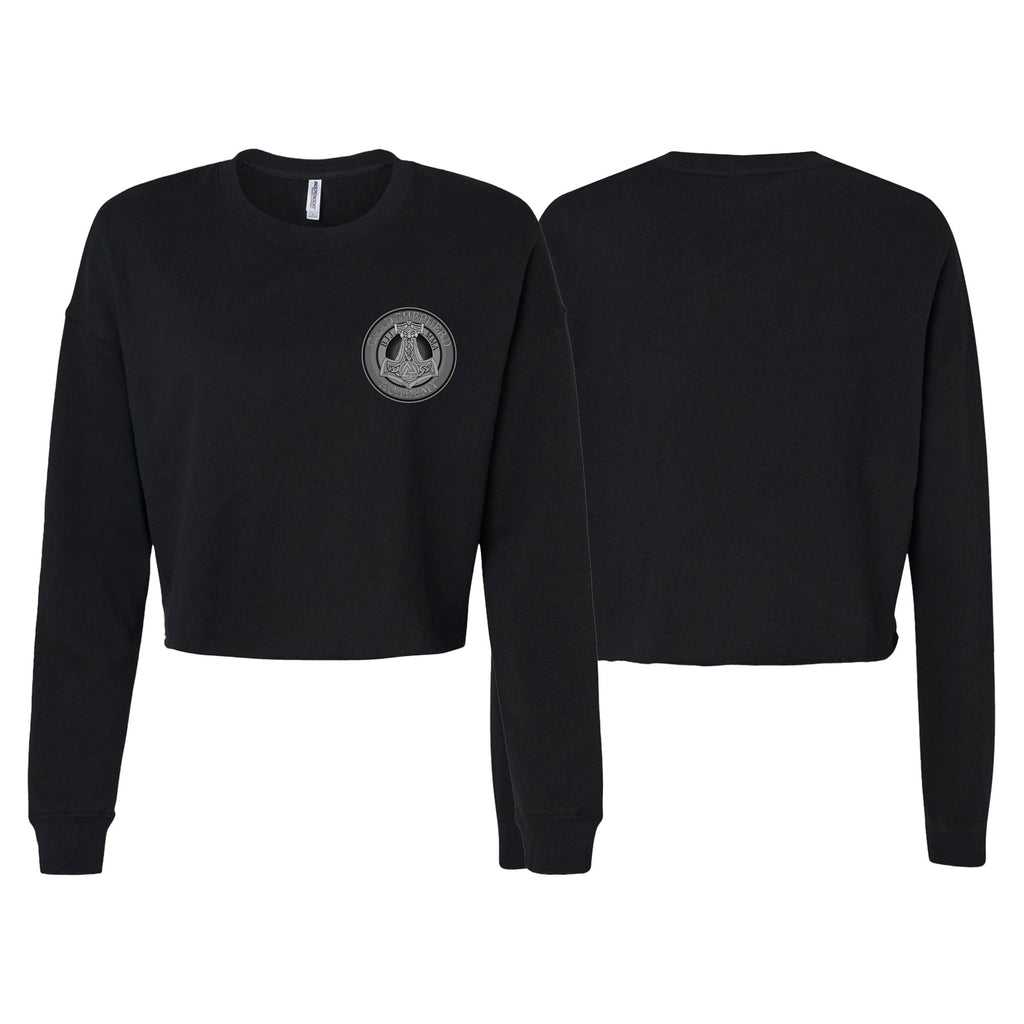 Chad Shepherd Women's Cropped Crewneck Sweatshirt #8060 C