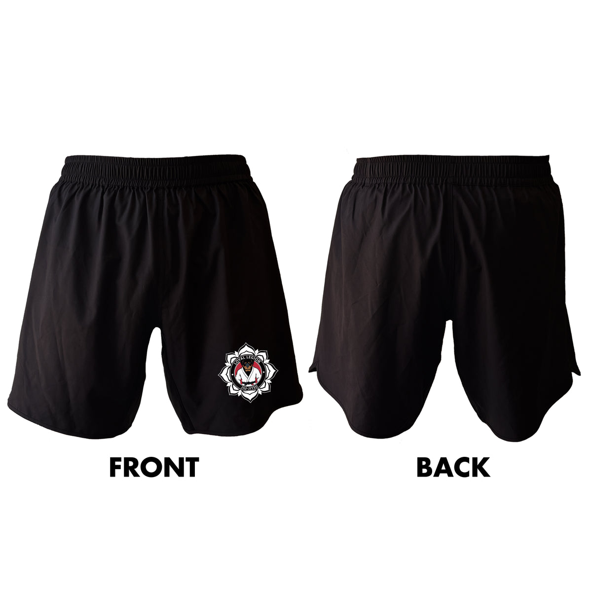 Disciple MMA All Black Shorts 2.0 #8181 D