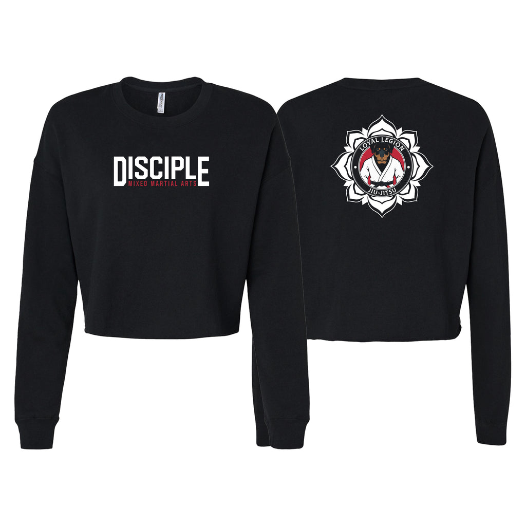 Disciple MMA Women's Cropped Crewneck Sweatshirt #8181 D