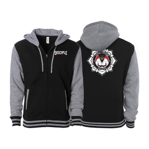 Disciple MMA Varsity Zip-Up Hoodies #8181 E