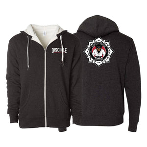 Disciple MMA Sherpa Lined Zip-Up Hoodie #8181 E