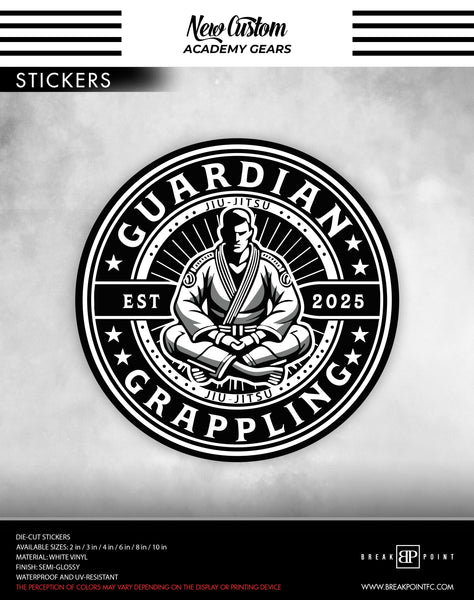 Guardian Grappling Custom Stickers #1578 A - Break Point FC