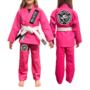 Hollister House of Grappling Academy Kids Gi - Pink #1583 A