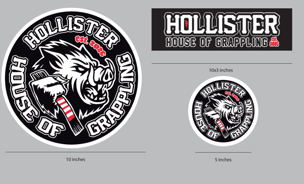 Hollister House of Grappling Loose Patch Set #1583 A