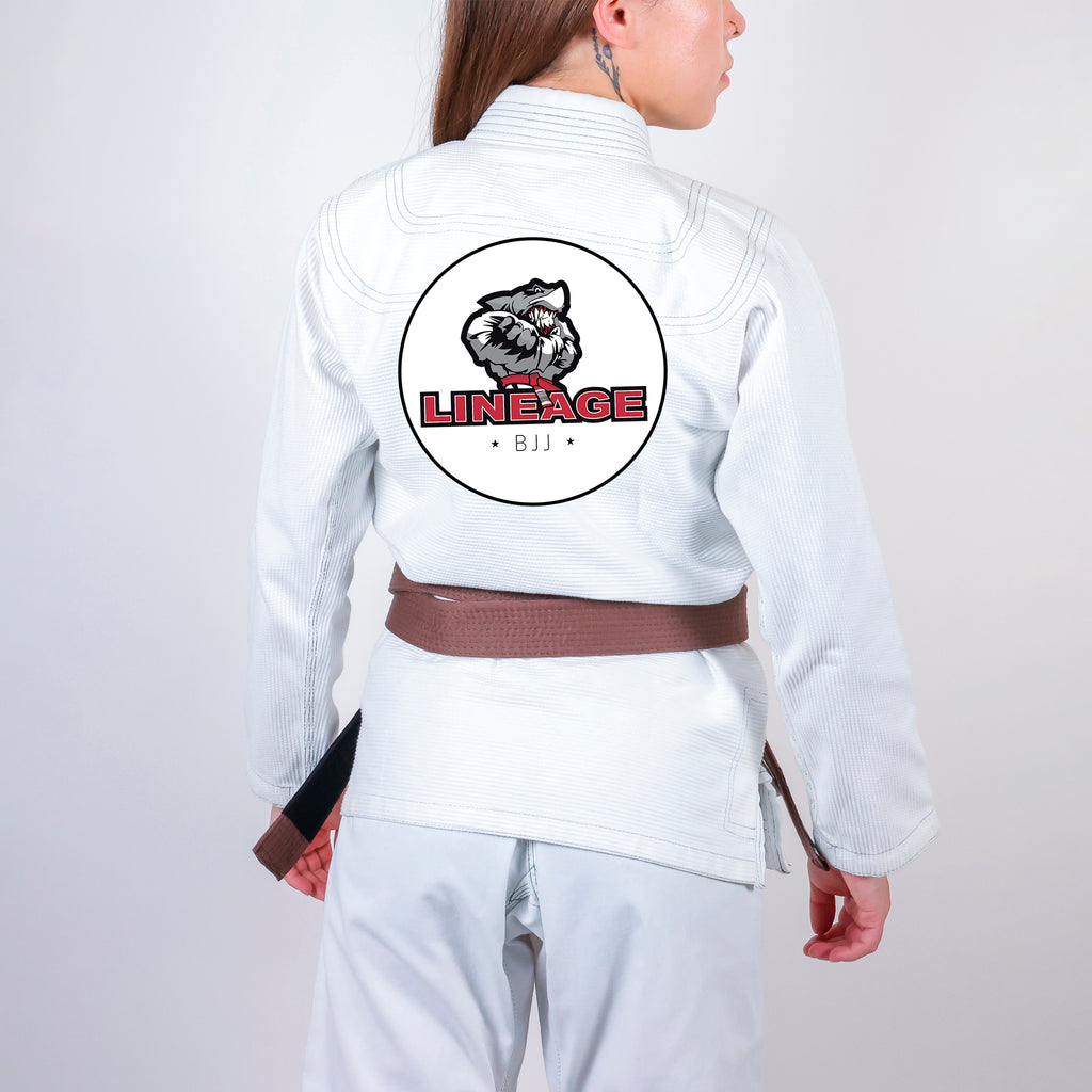 Lineage BJJ Academy Women's Gi - White #1605 A
