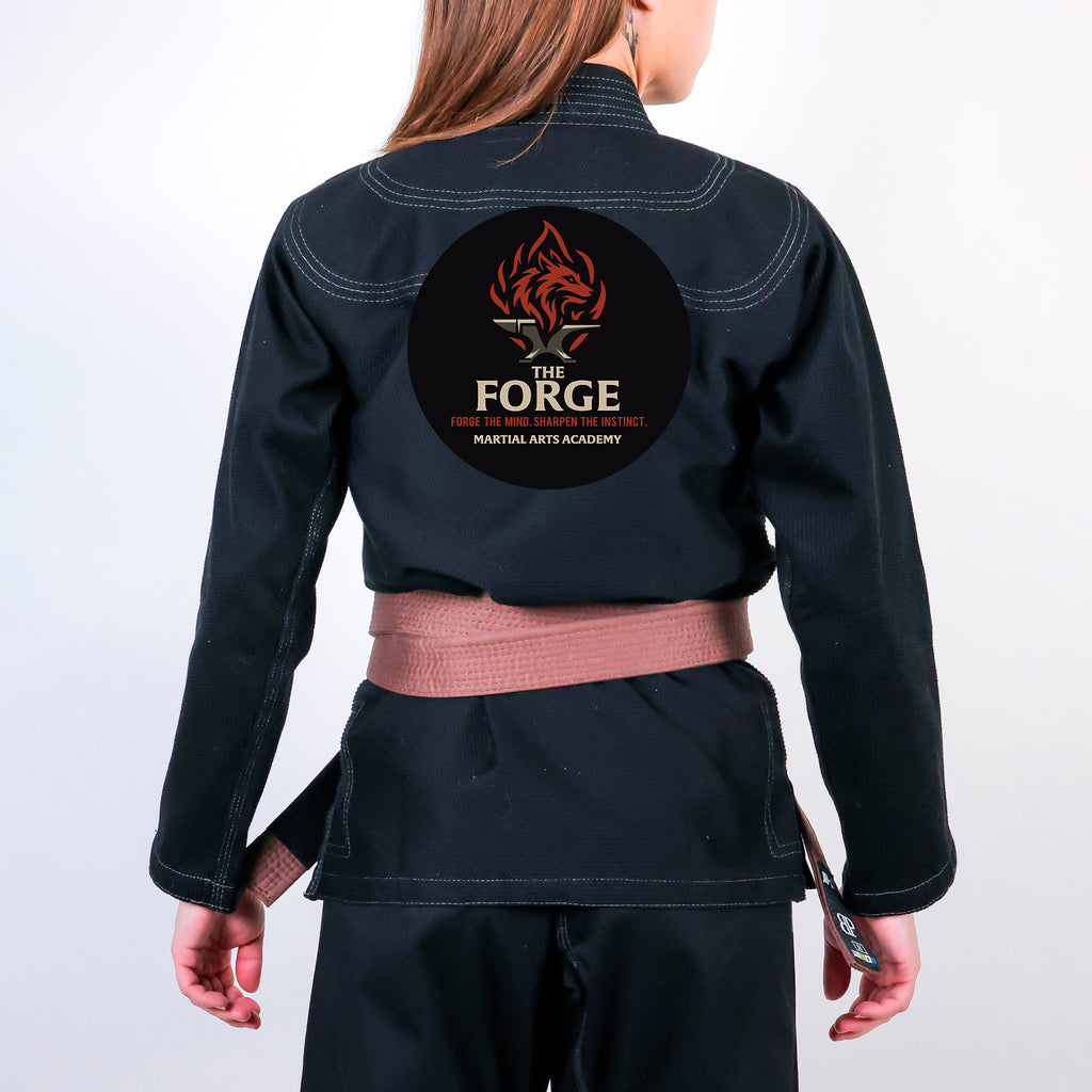 The Forge Academy Women's Gi - Black #1614 A