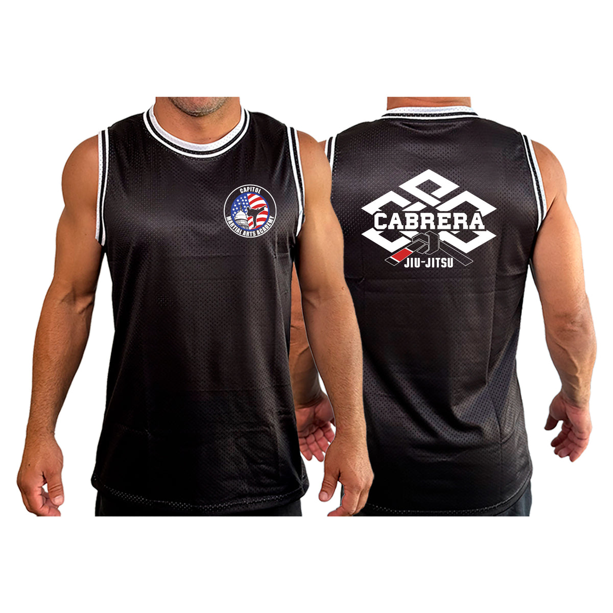 Capitol Martial Arts Academy Basketball Jerseys #8256 A
