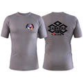 Capitol Martial Arts Gray Custom Rash Guards Short Sleeve #8256 A
