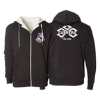 Capitol Martial Arts Academy Sherpa Lined Zip-Up Hoodie #8256 A