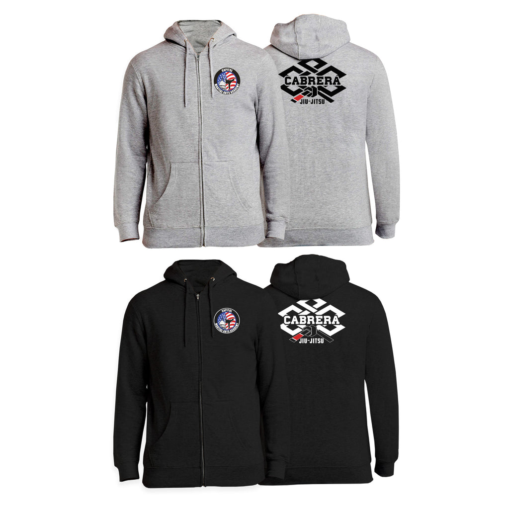 Capitol Martial Arts Academy Zip-Up Hoodies #8256 A