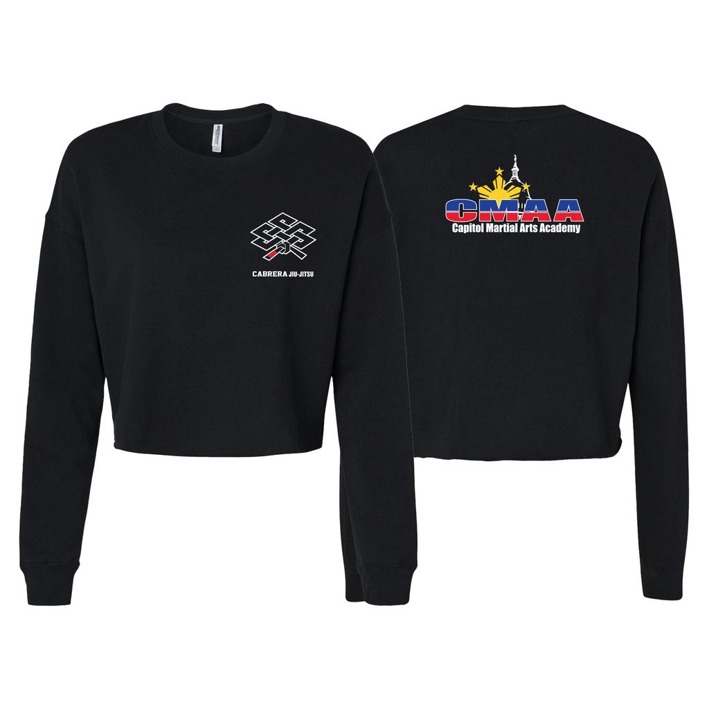 Capitol Martial Arts Women's Cropped Crewneck Sweatshirt #8256 B