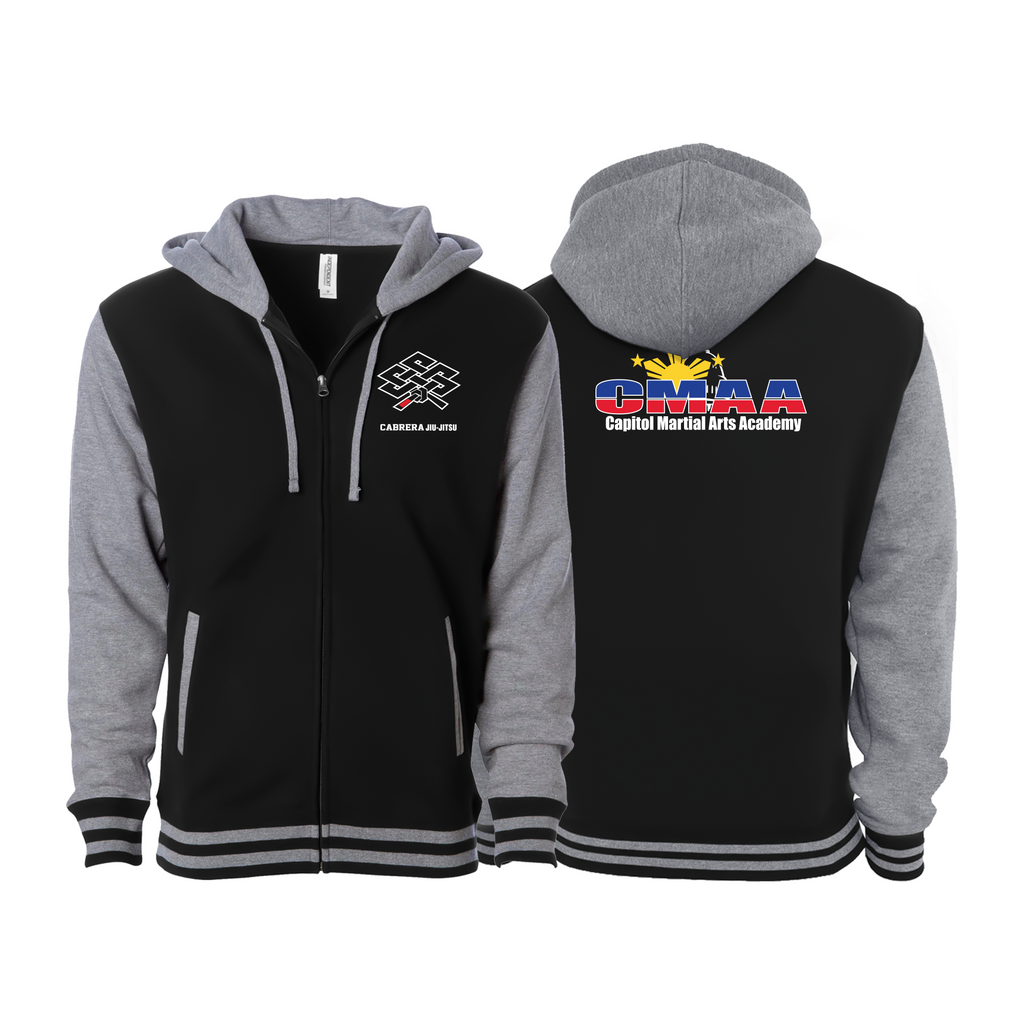 Capitol Martial Arts Varsity Zip-Up Hoodies #8256 B
